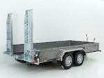 Vezeko Baumaschinenanhänger BA 190x390cm 3,5t|grau|Schwenk-Rampen|SB-Neu – Image 3
