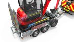 Bagger- und Baumaschinentransporter 2.80 x 1.30m Tandem-Neu – Image 9