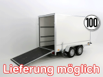 Kofferanhänger BK 146x304cm Höhe:180cm 2,7t|Rampe-Neu