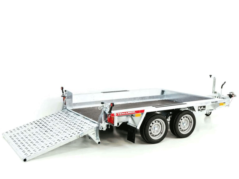 ANADD.png Temared Baumaschinenanhänger Builder 180x400cm 3,5t|Rampe|neu-Neu – Image 1