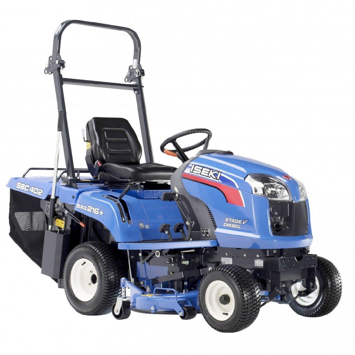 ISEKI SXG 216 H Diesel-Rasentraktor mit elektrischer Grasfangkorbentleerung – Modell 2025