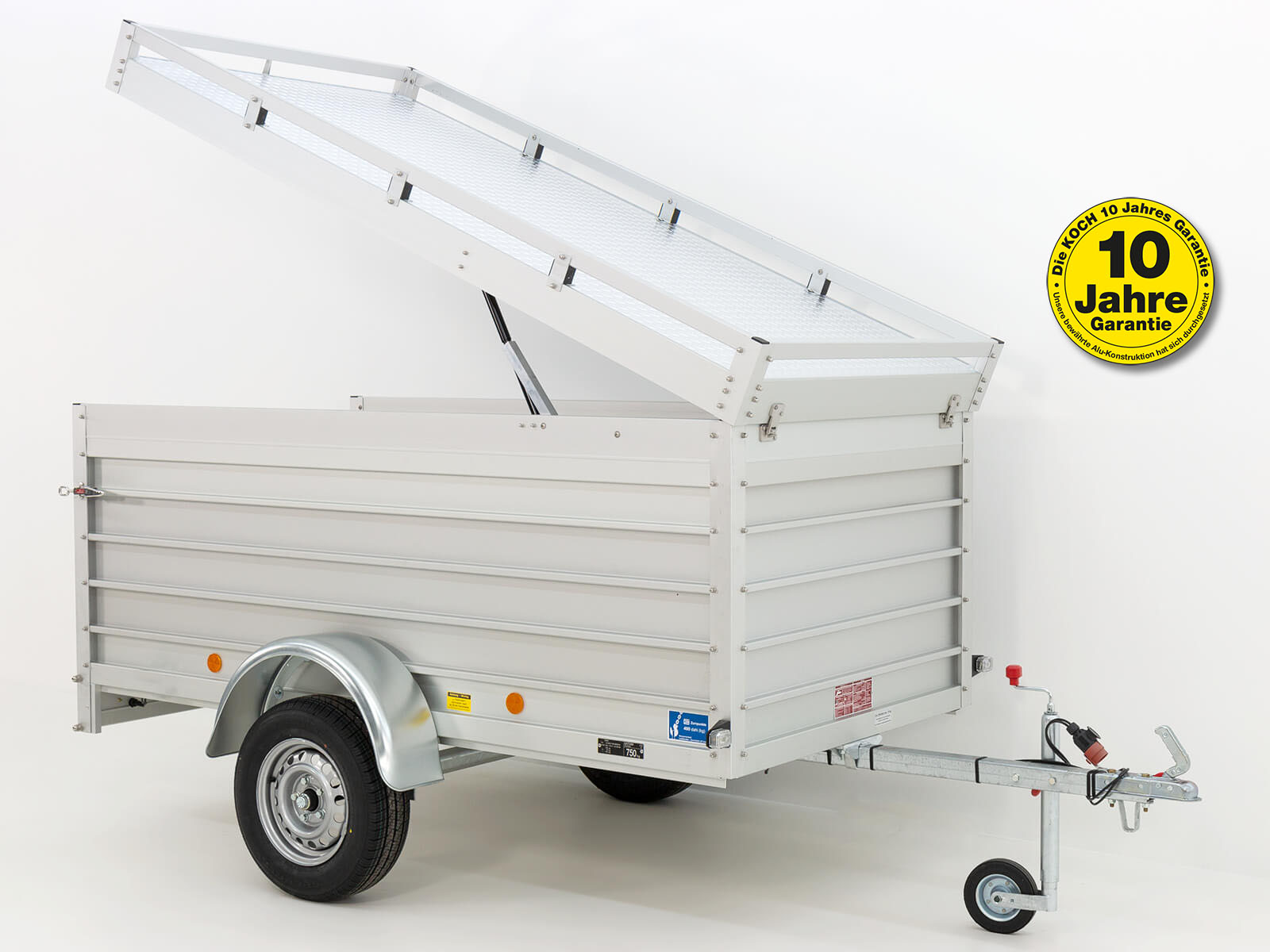 Deckelanhänger 125x250cm Höhe: 50cm 1300kg | Typ 4.13 - Neu