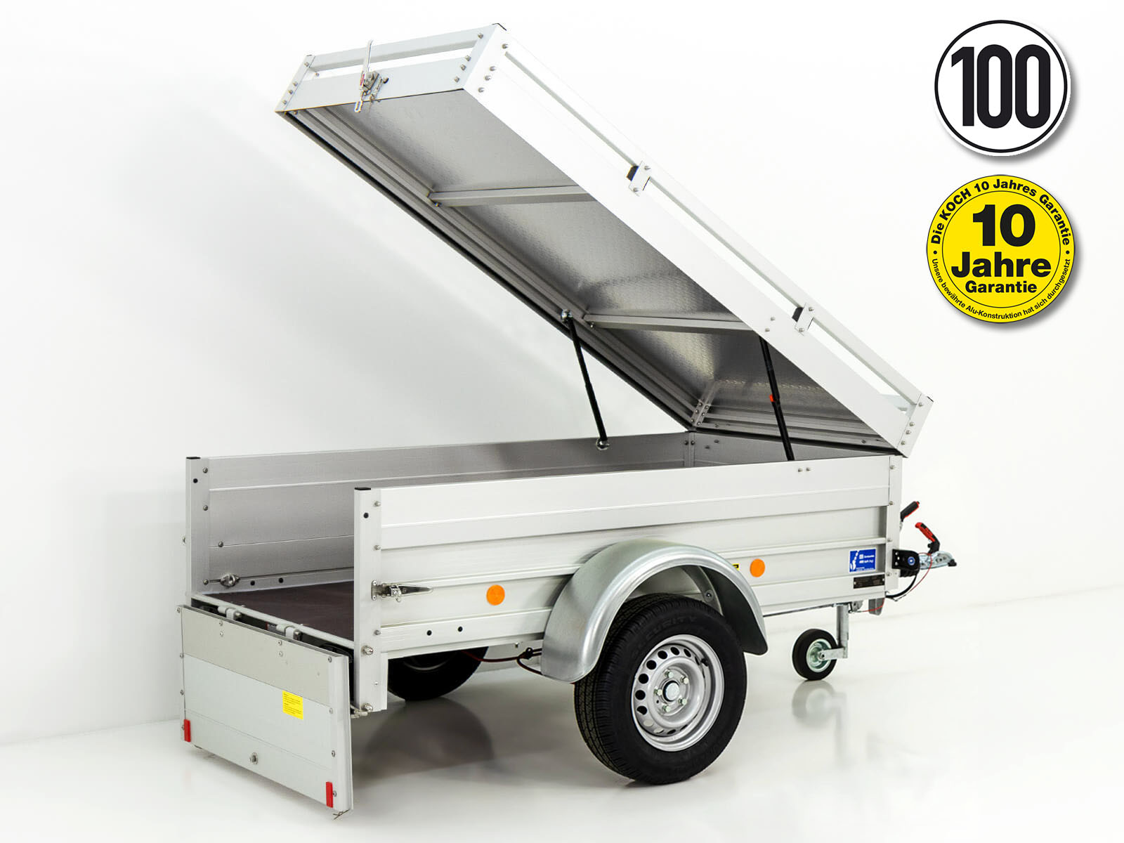 16deckel-2.jpg Deckelanhänger 125x250cm Höhe:65cm 750kg | Typ U4 - Neu – Image 1