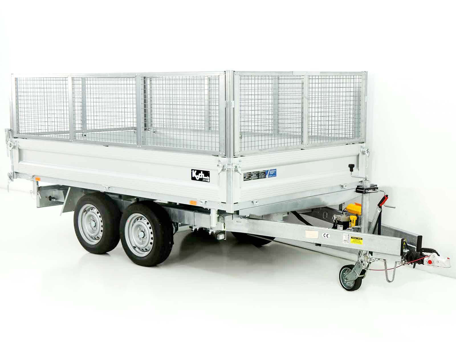 Unsinn Dreiseitenkipper UDK 175x306cm 3,5t | E-Pumpe | Gitter 65cm - Neu
