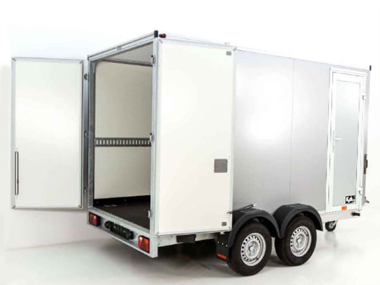 3054_012ZGeTDa6GzwJr_1280x1280.jpg Vezeko Kofferanhänger 204x405cm Höhe:205cm 2,7t | Tür | silber-Neu – Image 1