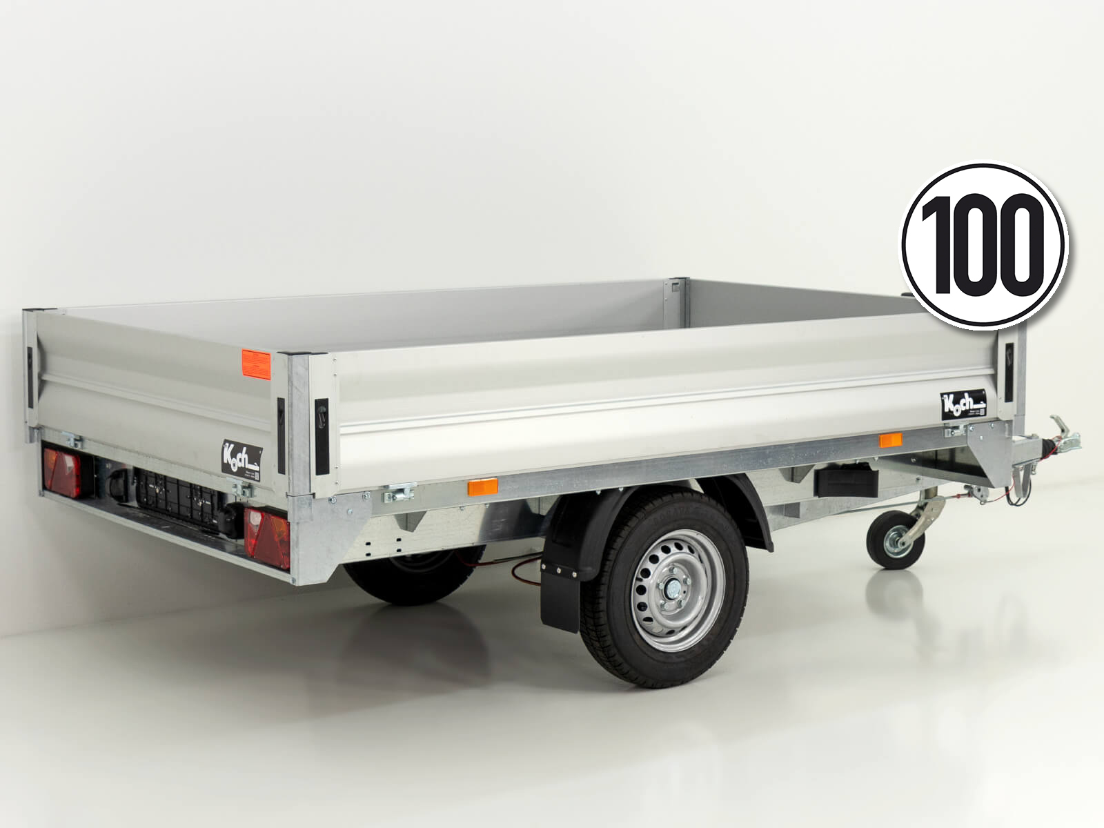 4-pris-2-4.jpg Vezeko Hochlader Anhänger DX13.3 | 162×317 cm | 1,3t-Neu – Image 1
